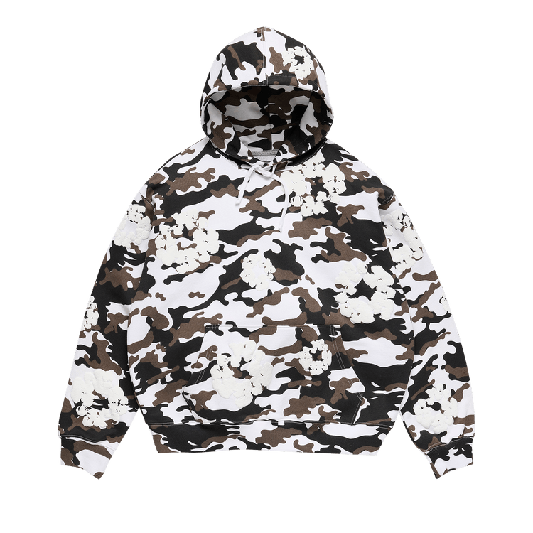 Denim Tears Cotton Wreath Hoodie "Snow Camo"