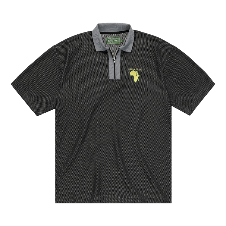 Denim Tears Masters Quarter-Zip Polo "Metallic"