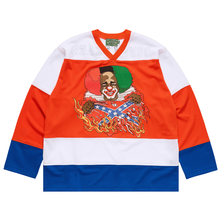 Denim Tears Burning Flag Hockey Jersey "Multi"
