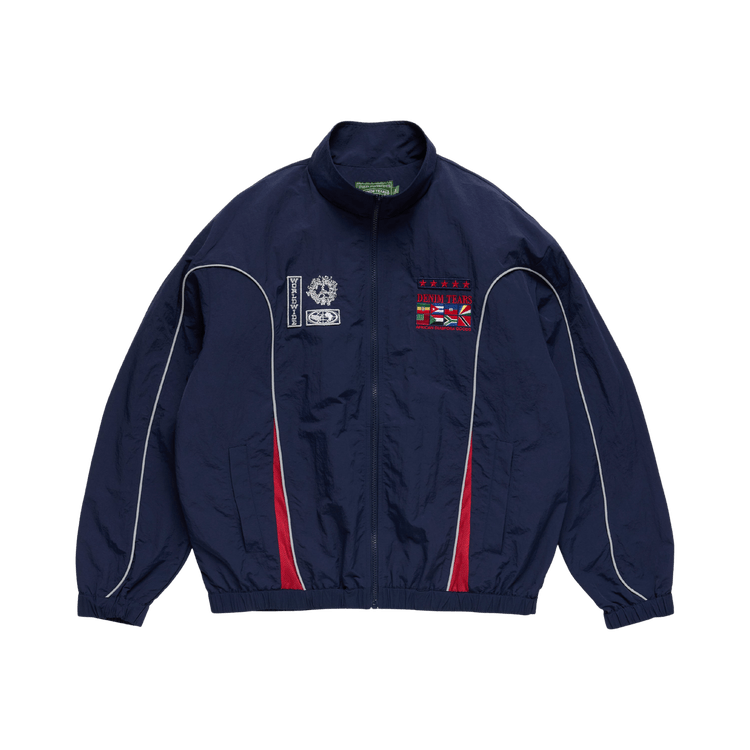 Denim Tears Diaspora Flag Track Jacket "Navy"