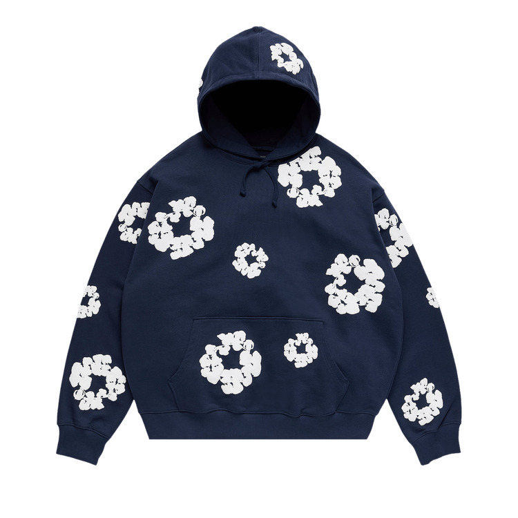 Denim Tears Cotton Wreath Hoodie "Navy"