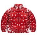 Denim Tears Cotton Wreath Paisley Puffer Jacket "Red"