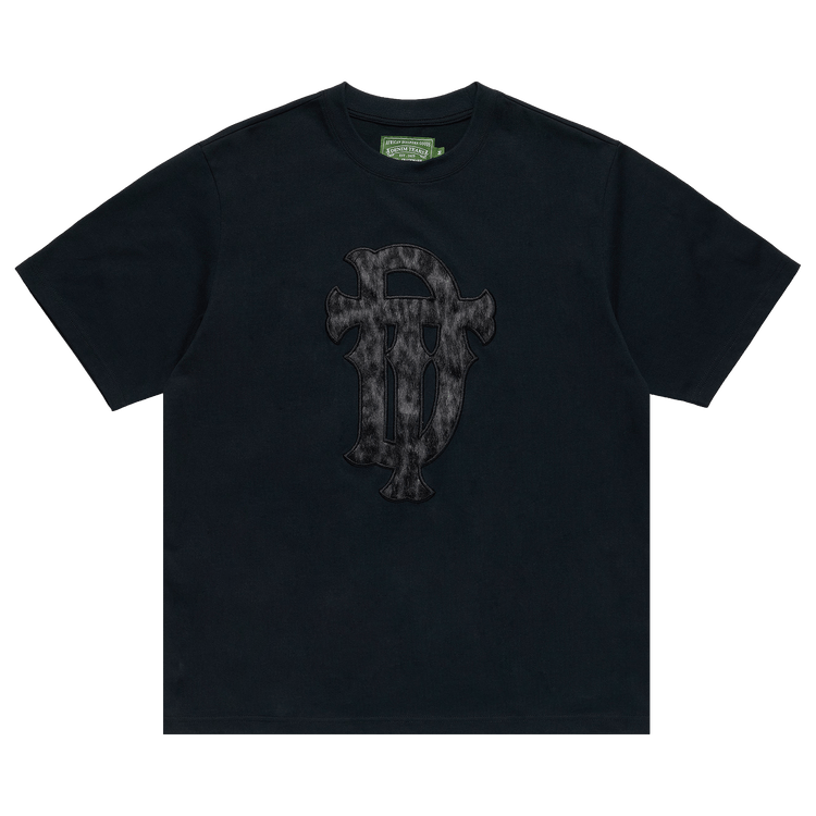 Denim Tears Faux Fur Leopard Tee "Black"