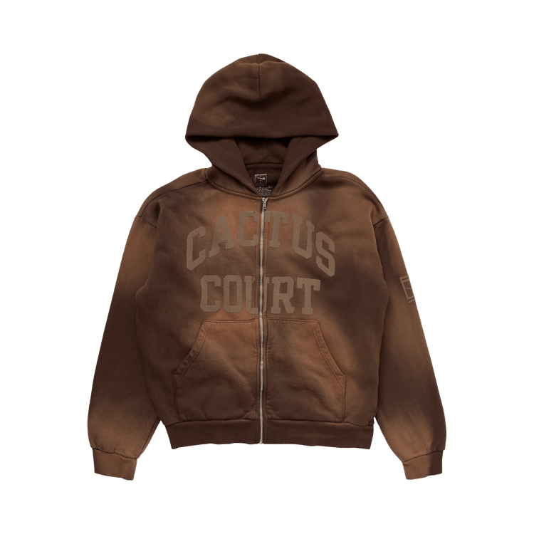 Cactus Jack by Travis Scott x Nike Cactus Court Varsity Zip Hoodie "Brown"