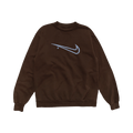 Cactus Jack by Travis Scott x Nike Reverse Swoosh Crewneck "Brown"