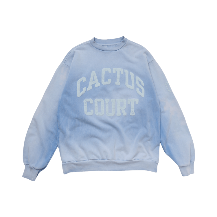 Cactus Jack by Travis Scott x Nike Cactus Court Varsity Crewneck "Blue"