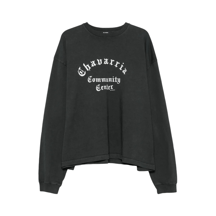 Willy Chavarria Community Center Ls Buffalo T-Shirts "Black"