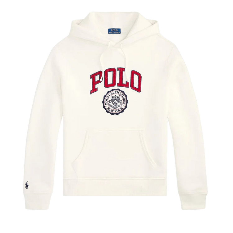 Polo Ralph Lauren Long Sleeve Seasonal Fleece Heritage Polo Crest Graphic Hoodie "Nevis"