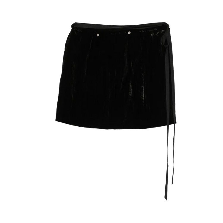 Ann Demeulemeester Jolien Mini Wrap Skirt "Black"