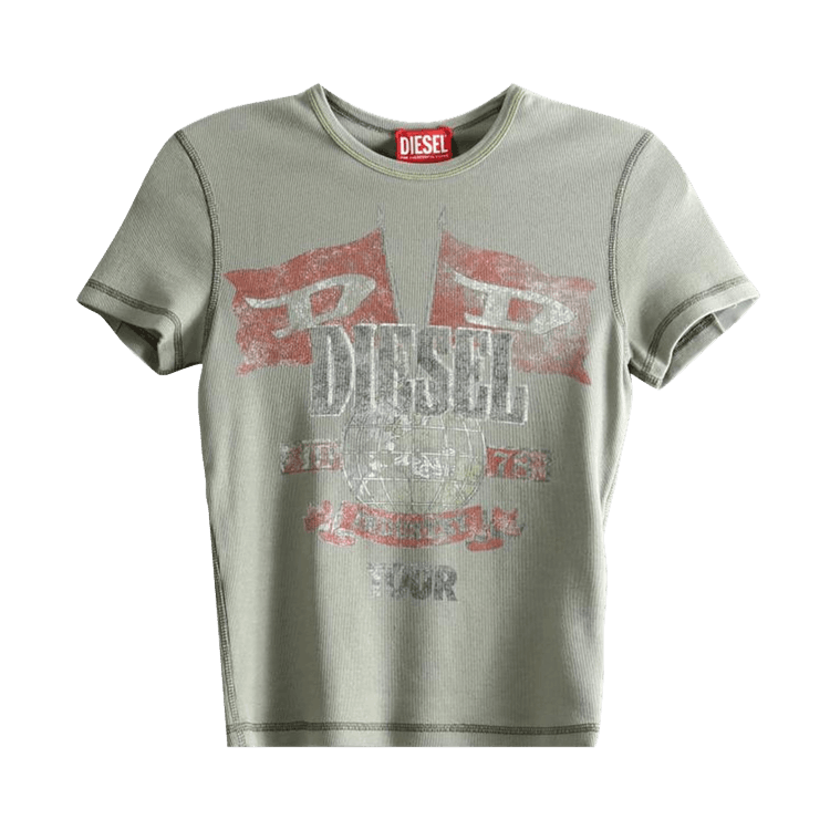 Diesel Marsy Rib T-Shirt "Green"