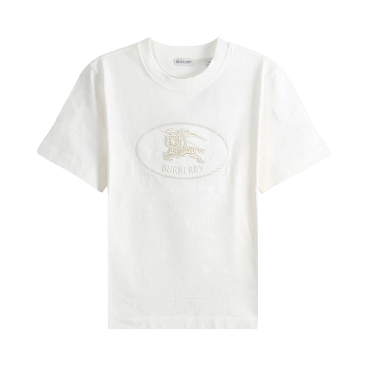 Burberry Frankie Vlvt Ks Tops "Chalk"