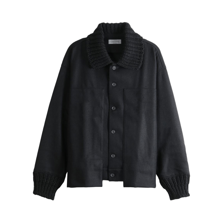 Yohji Yamamoto Pour Homme Rib Detail Blouson "Black"