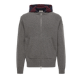 Moncler Hooded Knit Cardigan "Gray"