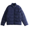 Polo Ralph Lauren Long Sleeve Quilted Cable Knit Full Zip Mockneck Sweater "Hunter Navy"