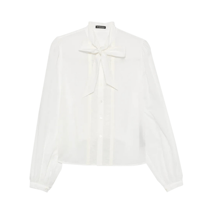 Ann Demeulemeester Carina Bow Tie Shirt "White"