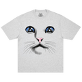 Palace Cat Face T-Shirt "Grey Marl"