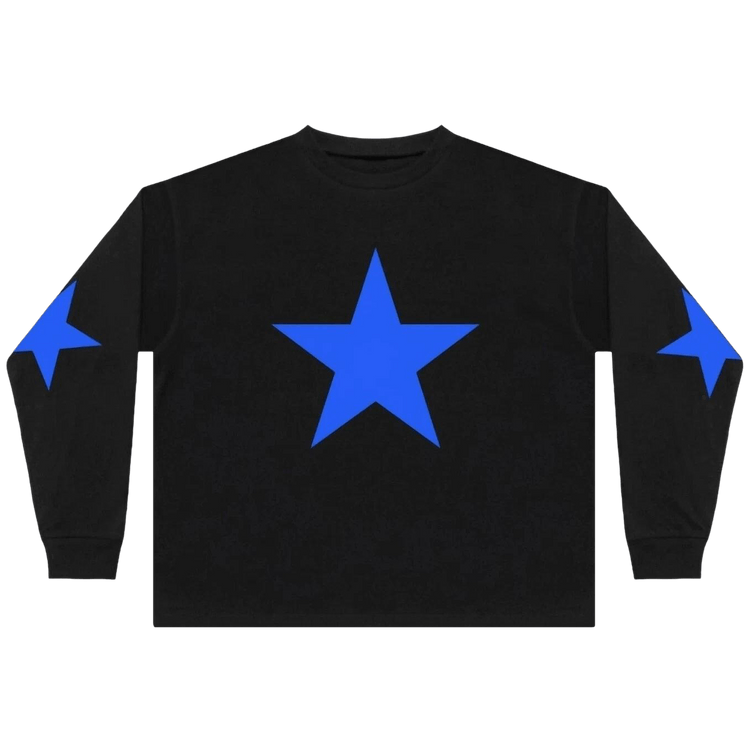 Yeezy Kanye West Merch Ye Live At Soldier Field 2026 Chicago Long-Sleeve Shirt "Blue"