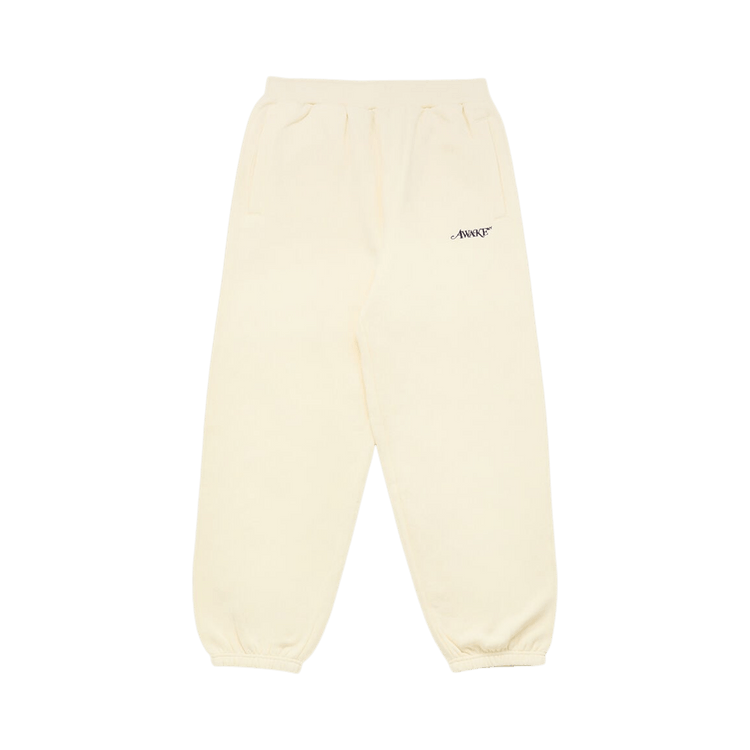 Awake NY Classic Logo Sweatpants "Cream"