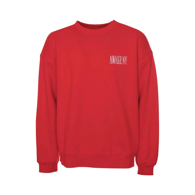 Awake NY Sweatshirt Crewneck "Red"