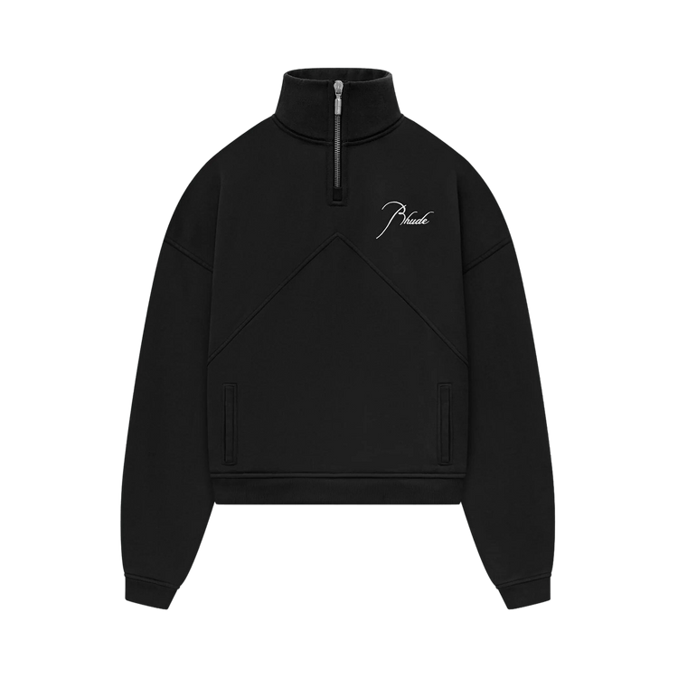 Rhude Classique Quarter Zip "Black"