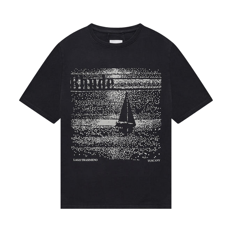 Rhude Lago Trasimeno Tee "Black"