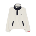 Polo Ralph Lauren Hi Pile-Knt-Long Sleeve-Funnel-Pullover "Clubhouse Cream Multi"