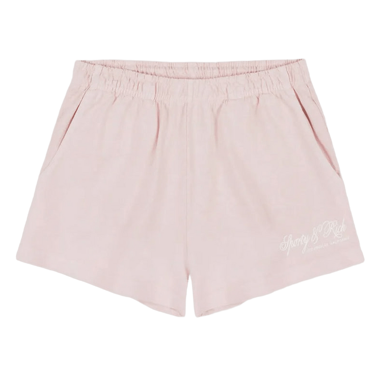 Sporty & Rich International Disco Short "Clear Pink"