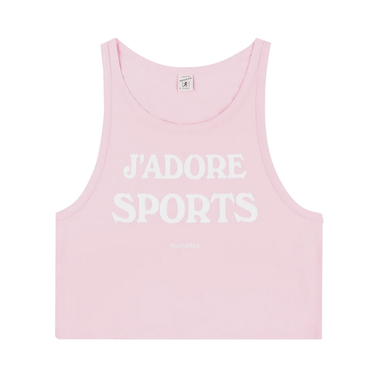 Sporty & Rich Jadore Tank "Laffy White"