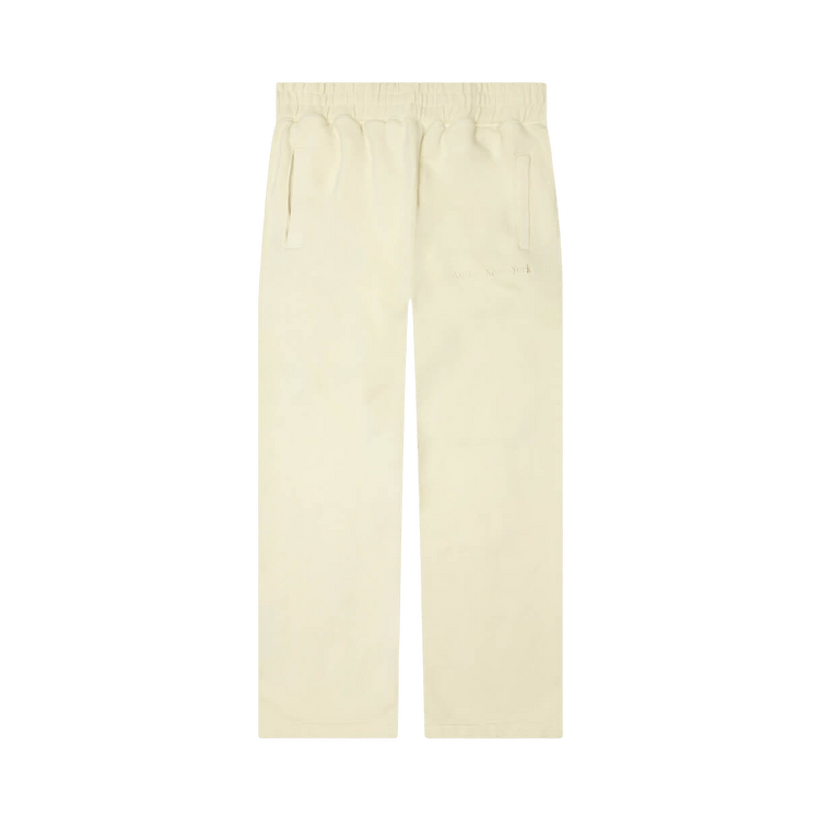 Awake NY Embroidered Logo Open End Sweatpant "Ivory"