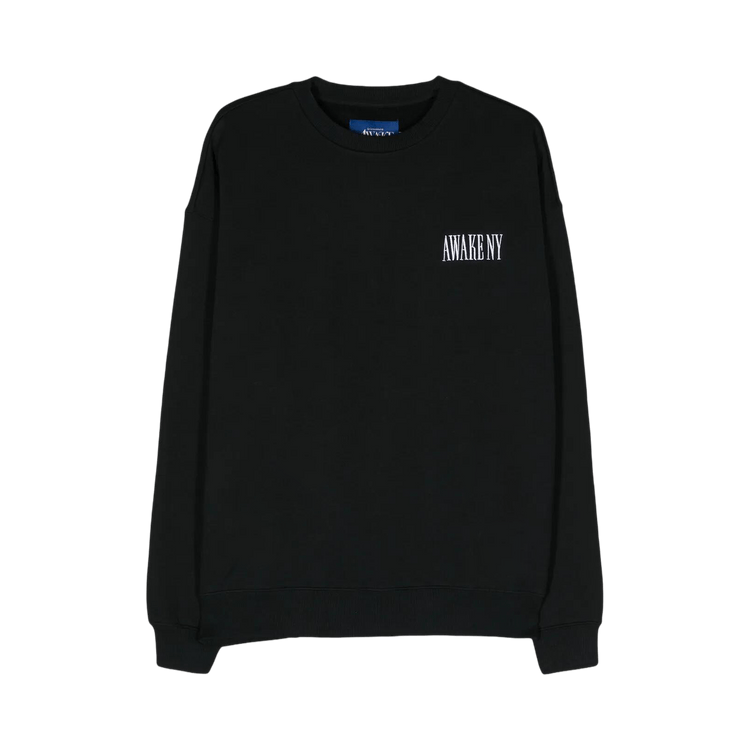 Awake NY Embroidered Logo Crewneck "Black"
