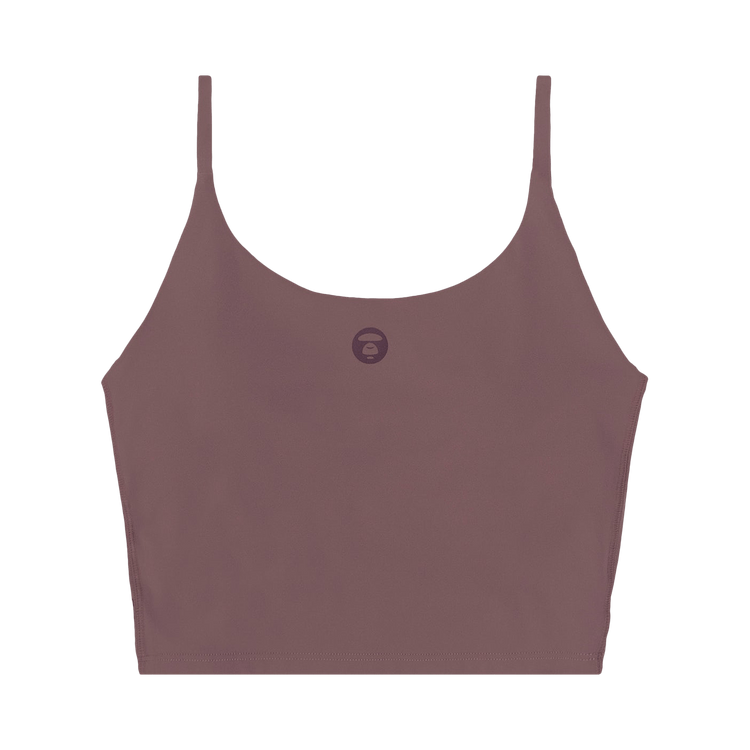 AAPE Moonface Printed Bra Top "Brown/Dark"