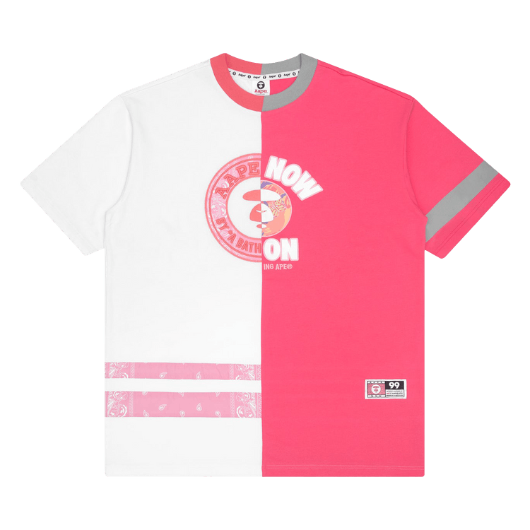 AAPE Panelled Tee "White"