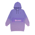 AAPE Moonface Gradient Hoodie Dress "Purple"