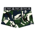AAPE Moonface Logo Camo Boxer Briefs "Navy/Green"