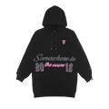 AAPE Moonface Printed Hoodie Dress "Black"