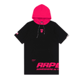 AAPE Colour Block Hooded Tee Dress "Black"