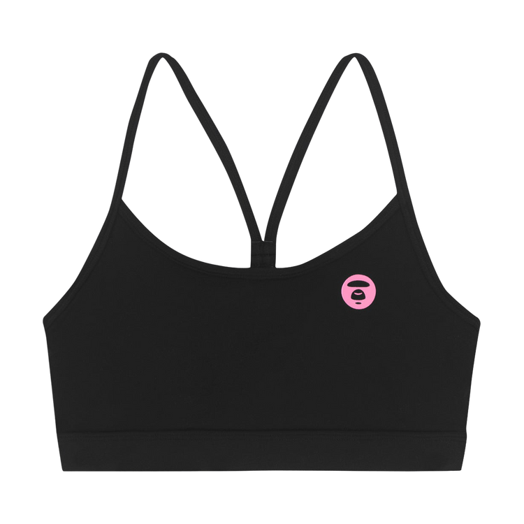AAPE Moonface Classic Bra Top "Black"