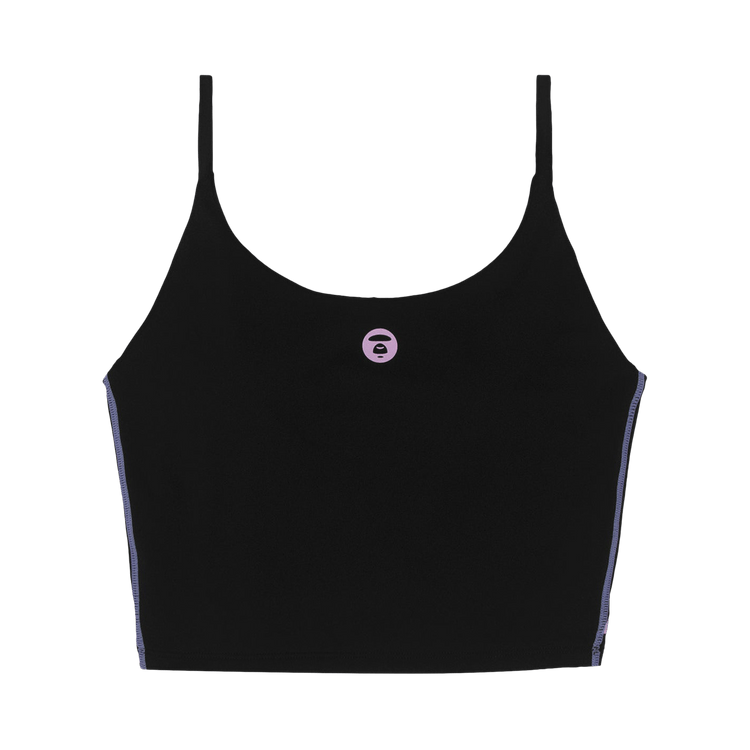 AAPE Moonface Printed Bra Top "Black"