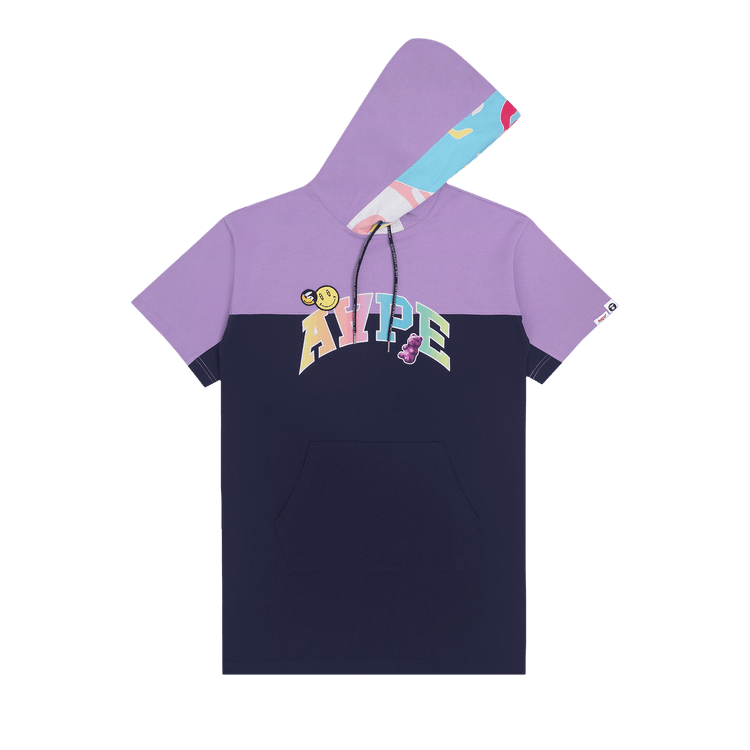 AAPE Moonface Mini Dress "Navy"