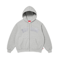 Supreme Arc Thermal Lined Zip Up Hooded Sweatshirt "Heather Grey"