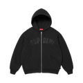 Supreme Arc Thermal Lined Zip Up Hooded Sweatshirt "Black"