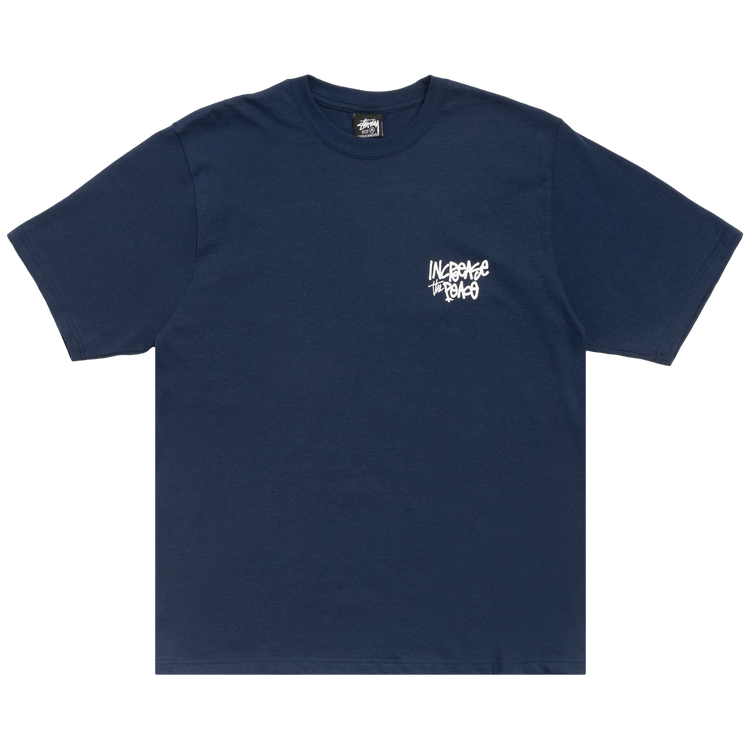 Stussy Peace Increased Tee "Navy"