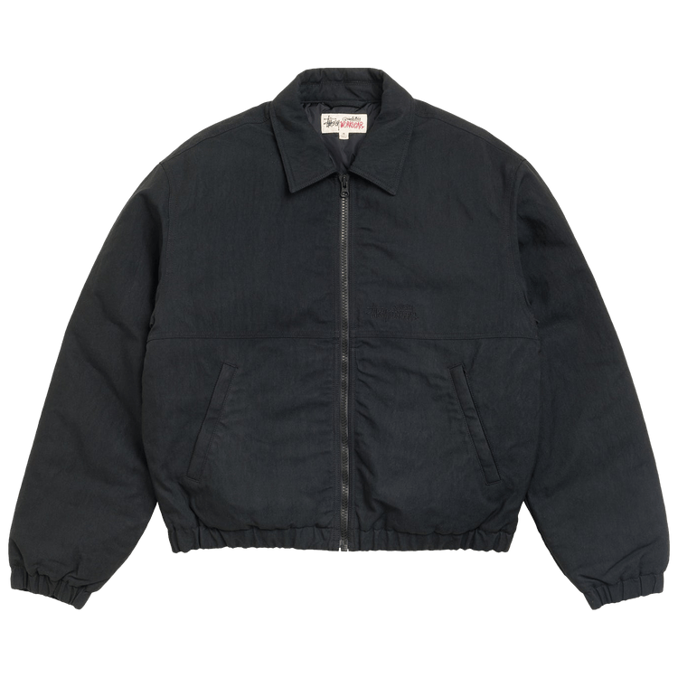 Stussy Nyco Collared Work Jacket "Black"
