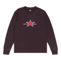 Stussy Star Ls Tee "Chocolate"