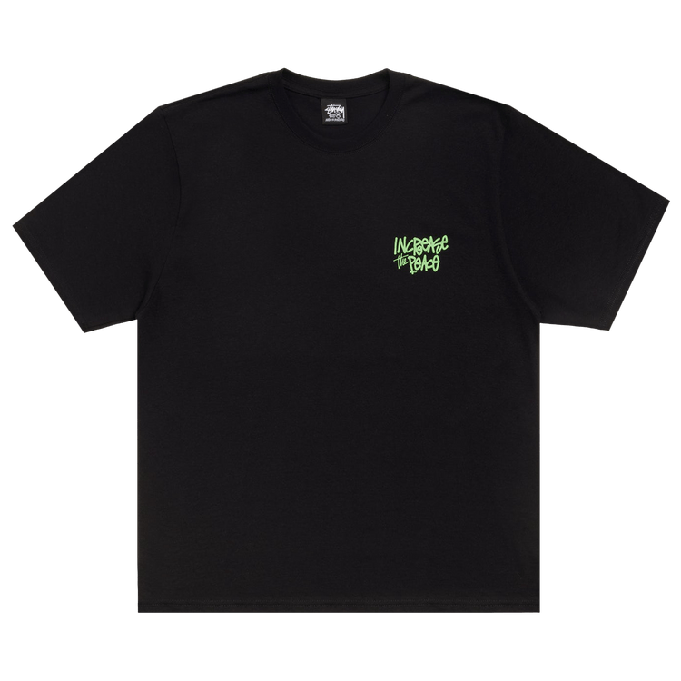 Stussy Peace Increased Tee "Black"