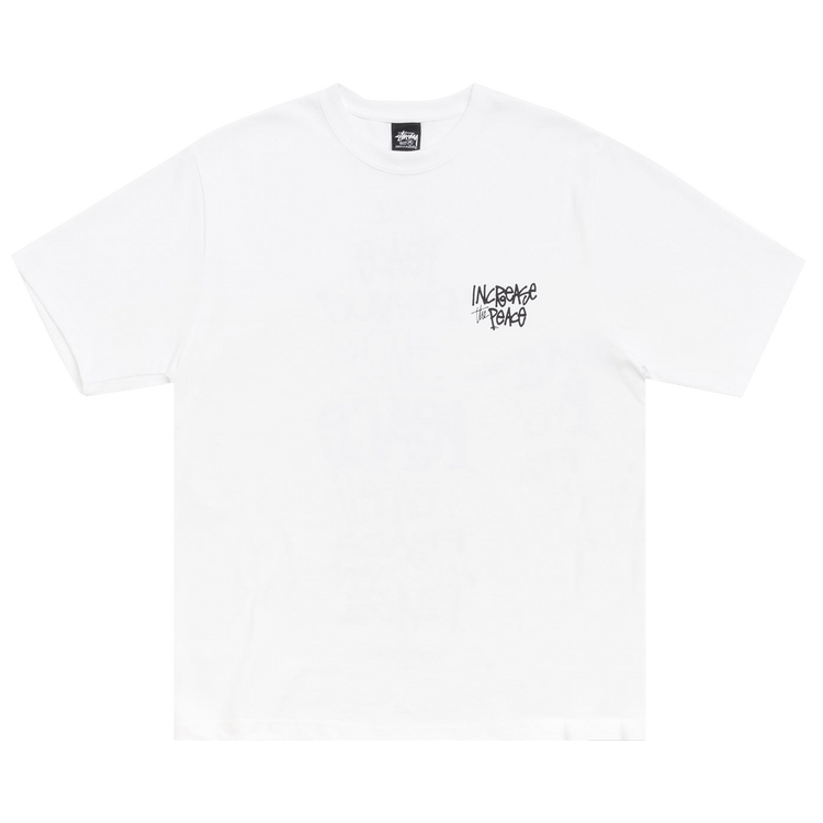 Stussy Peace Increased Tee "White"
