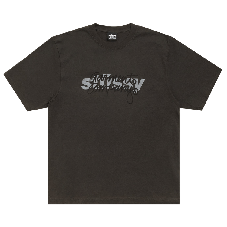 Stussy Garment Co. Tee "Faded Black"
