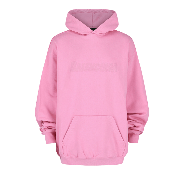 Balenciaga Oversized Destroyed Hoodie "Pink"
