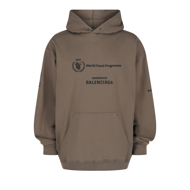 Balenciaga x World Food Programme Hoodie "Taupe Black"