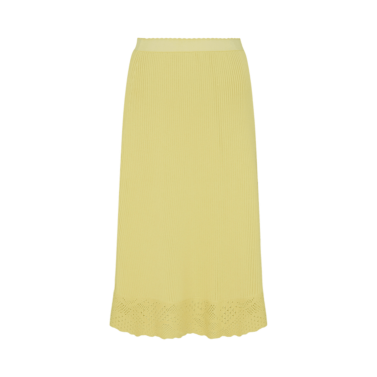 Balenciaga Lace Slip Skirt "Yellow"